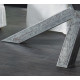 Reclaimed Teak Wood Rectangle Industrial Metal Legs Dining Table